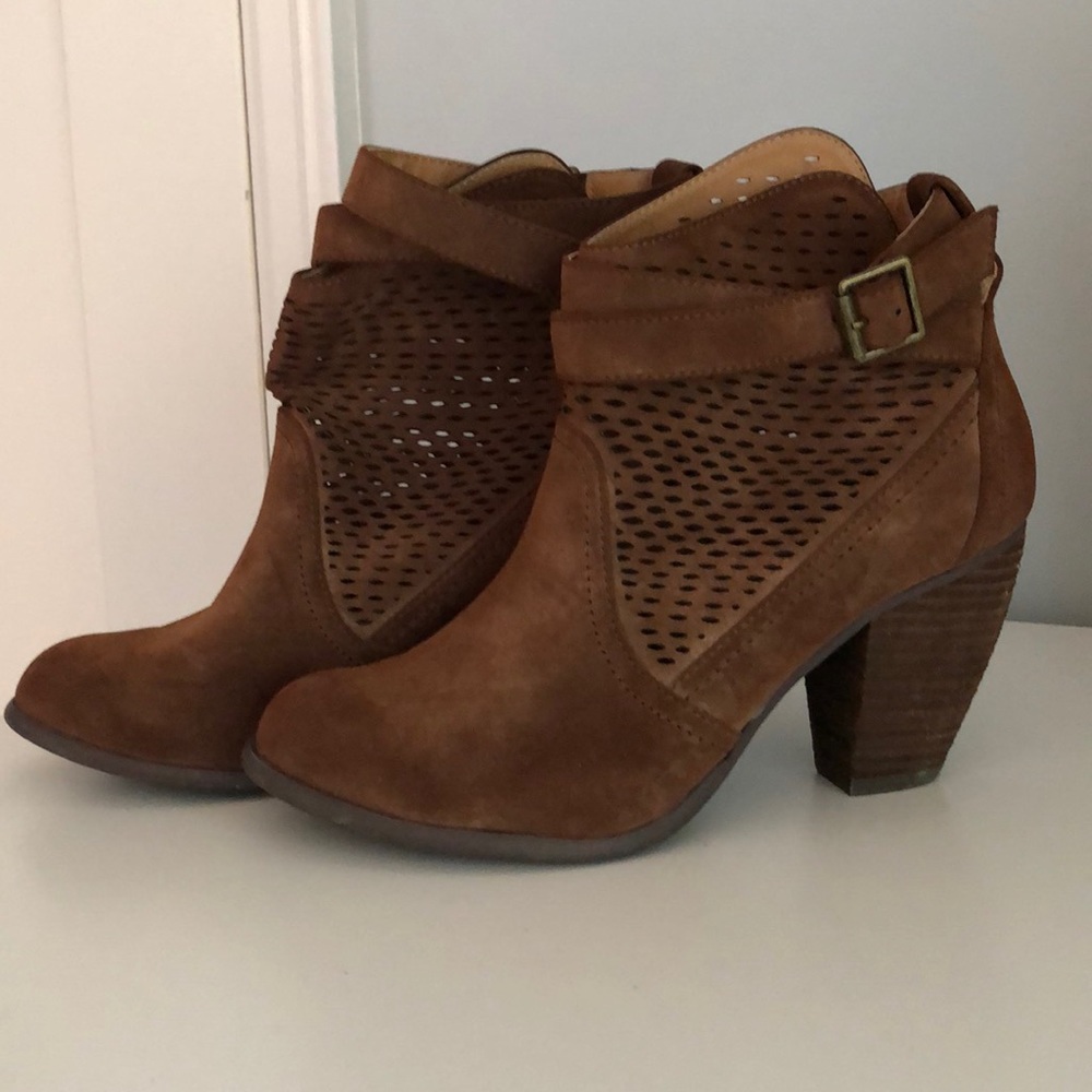 Strappy booties